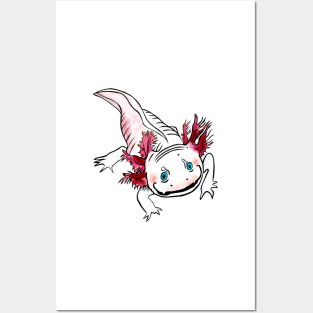 Adorable Axolotl Posters and Art